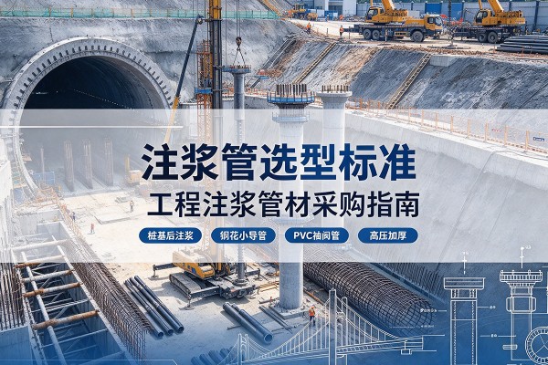 美兰注浆管选型标准