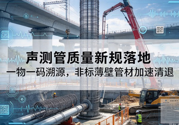 美兰声测管质量新规落地，一物一码溯源，非标薄壁管材加速清退