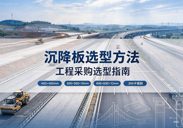 美兰沉降板选择方法